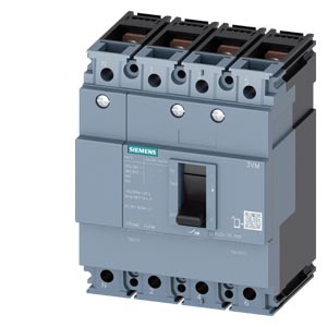 Siemens 100A Sabit Tip Kompakt Şalter 4P TM210 25kA 3VM1010-3ED42-0AA0