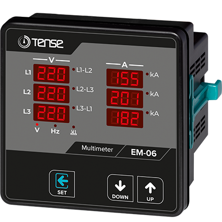 TENSE MULTİMETRE 96X96 PANO TİP