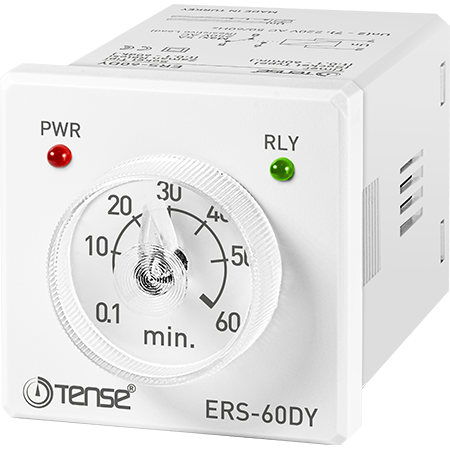 TENSE ERS-60DY Zaman Rölesi 48 x 48 (8 Pinli Soket) 0,1 - 60 dk.