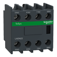 Schneider 2NA+2NK TeSys Vidalı Yardımcı Kontak Bloğu LADN22