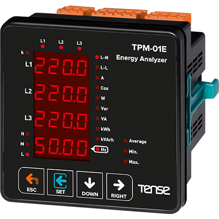 TENSE TPM-01E ENERJİ ANALİZÖRÜ